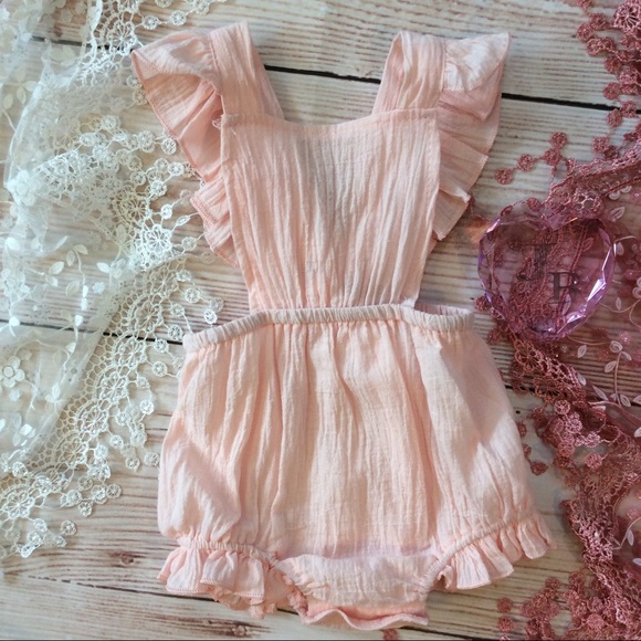 baby girl boho romper